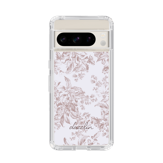 Slim Protection Case［ dazzlin - ToneFlower - Pink ］