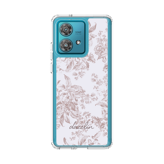Slim Protection Case［ dazzlin - ToneFlower - Pink ］