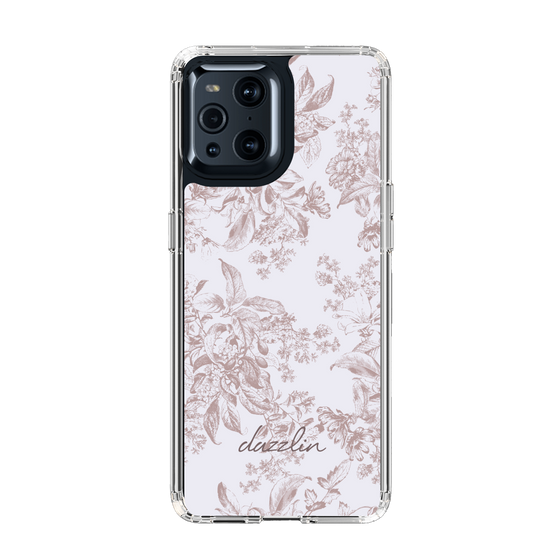 Slim Protection Case［ dazzlin - ToneFlower - Pink ］