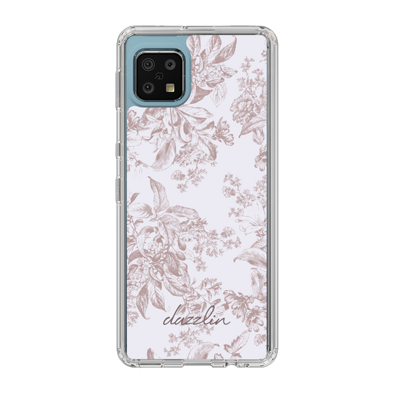 Slim Protection Case［ dazzlin - ToneFlower - Pink ］