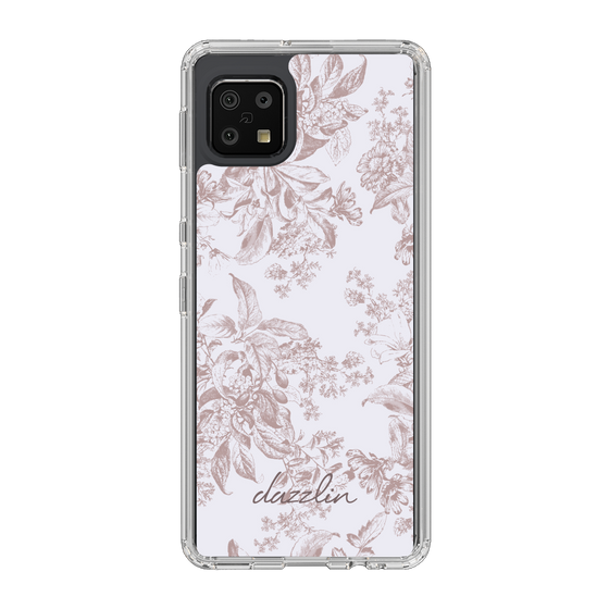 Slim Protection Case［ dazzlin - ToneFlower - Pink ］