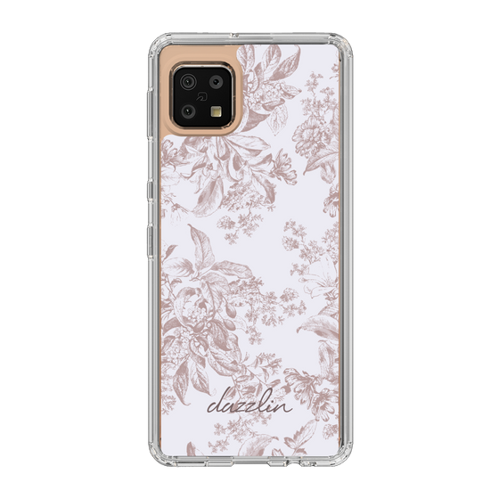 Slim Protection Case［ dazzlin - ToneFlower - Pink ］