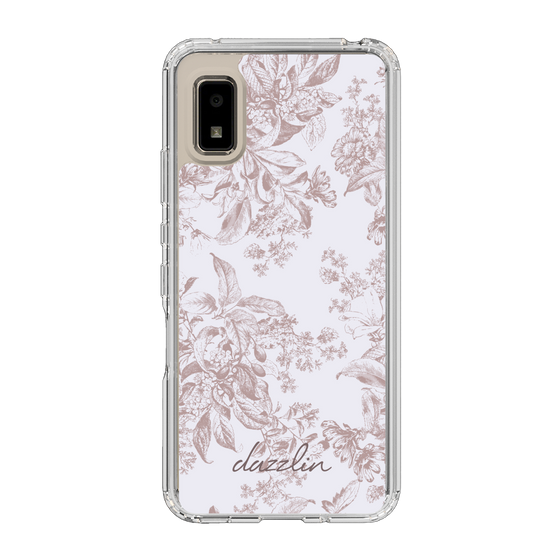 Slim Protection Case［ dazzlin - ToneFlower - Pink ］