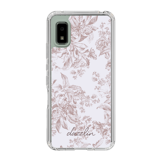 Slim Protection Case［ dazzlin - ToneFlower - Pink ］