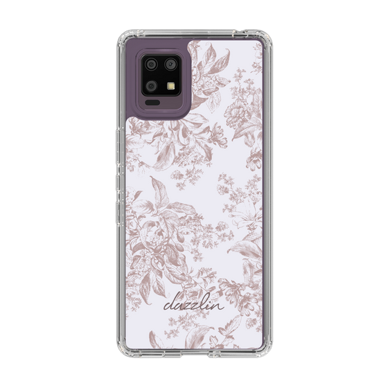 Slim Protection Case［ dazzlin - ToneFlower - Pink ］