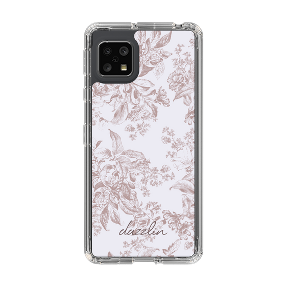 Slim Protection Case［ dazzlin - ToneFlower - Pink ］