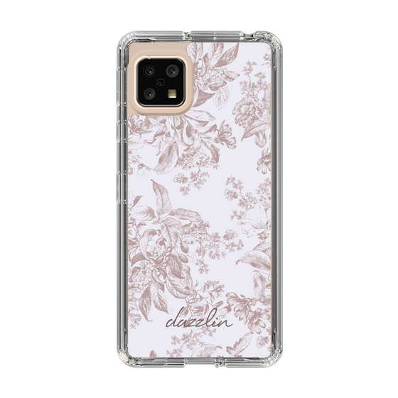 Slim Protection Case［ dazzlin - ToneFlower - Pink ］