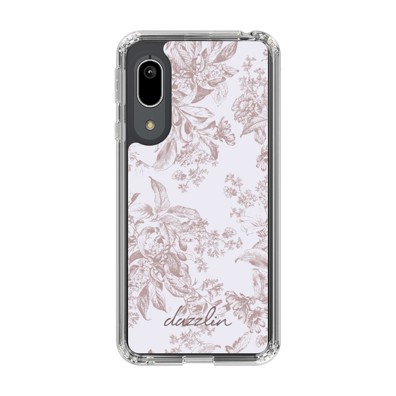 Slim Protection Case［ dazzlin - ToneFlower - Pink ］