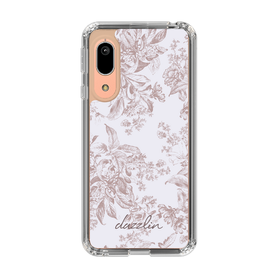 Slim Protection Case［ dazzlin - ToneFlower - Pink ］