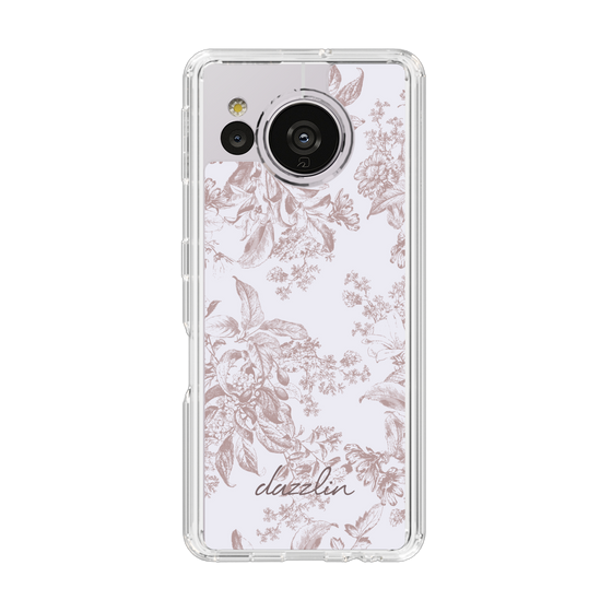 Slim Protection Case［ dazzlin - ToneFlower - Pink ］