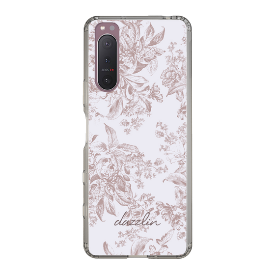 Slim Protection Case［ dazzlin - ToneFlower - Pink ］