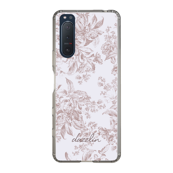 Slim Protection Case［ dazzlin - ToneFlower - Pink ］