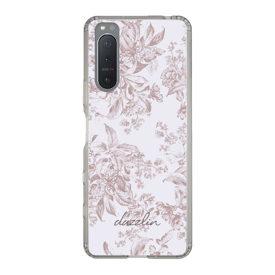Slim Protection Case［ dazzlin - ToneFlower - Pink ］