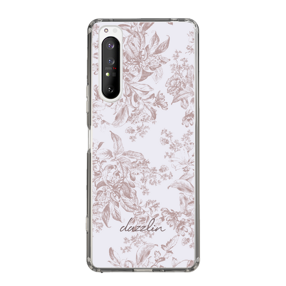 Slim Protection Case［ dazzlin - ToneFlower - Pink ］