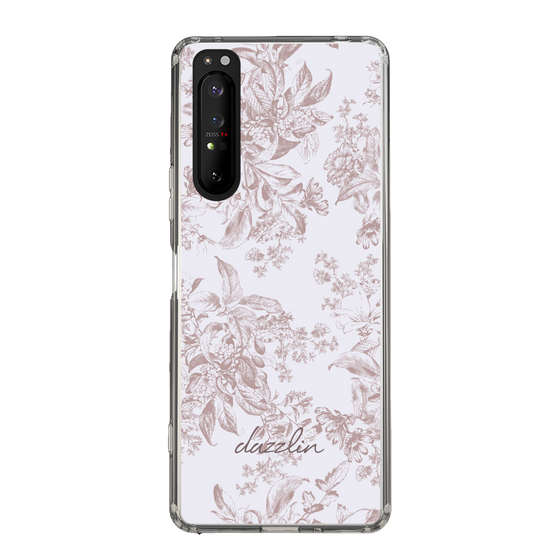 Slim Protection Case［ dazzlin - ToneFlower - Pink ］