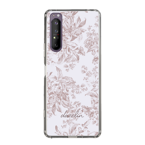 Slim Protection Case［ dazzlin - ToneFlower - Pink ］