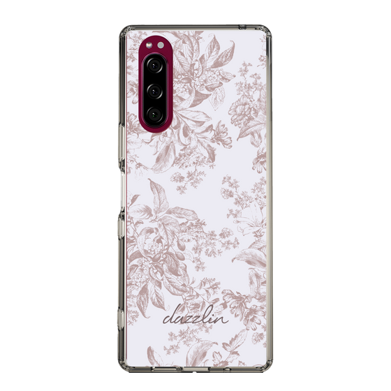 Slim Protection Case［ dazzlin - ToneFlower - Pink ］