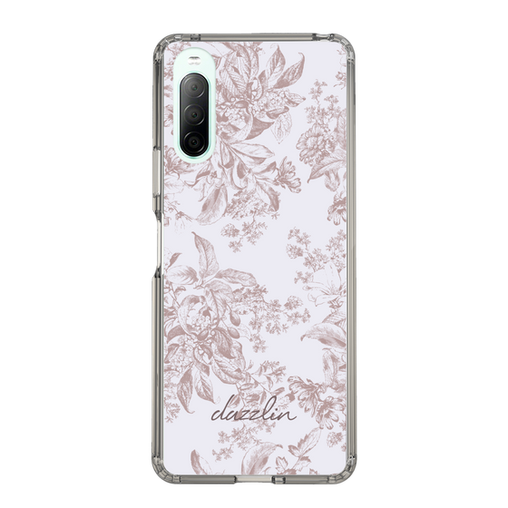 Slim Protection Case［ dazzlin - ToneFlower - Pink ］