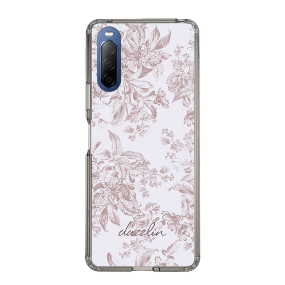 Slim Protection Case［ dazzlin - ToneFlower - Pink ］