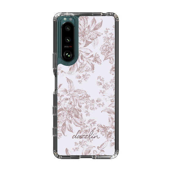 Slim Protection Case［ dazzlin - ToneFlower - Pink ］