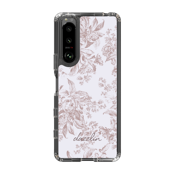Slim Protection Case［ dazzlin - ToneFlower - Pink ］