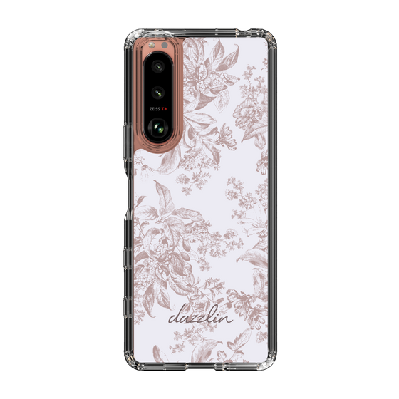 Slim Protection Case［ dazzlin - ToneFlower - Pink ］