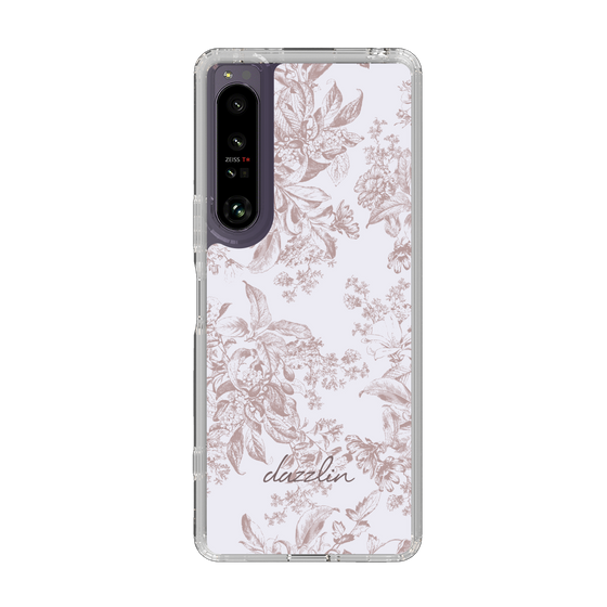 Slim Protection Case［ dazzlin - ToneFlower - Pink ］