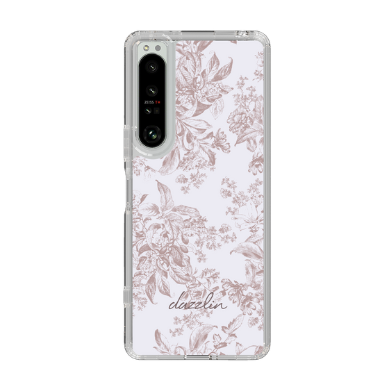 Slim Protection Case［ dazzlin - ToneFlower - Pink ］