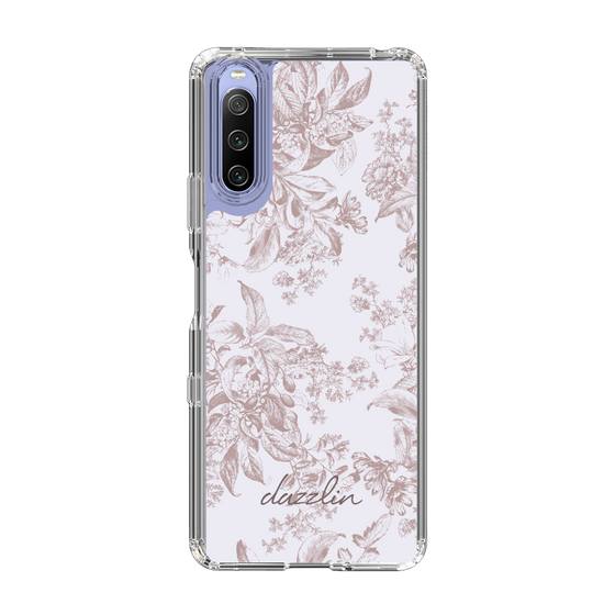 Slim Protection Case［ dazzlin - ToneFlower - Pink ］