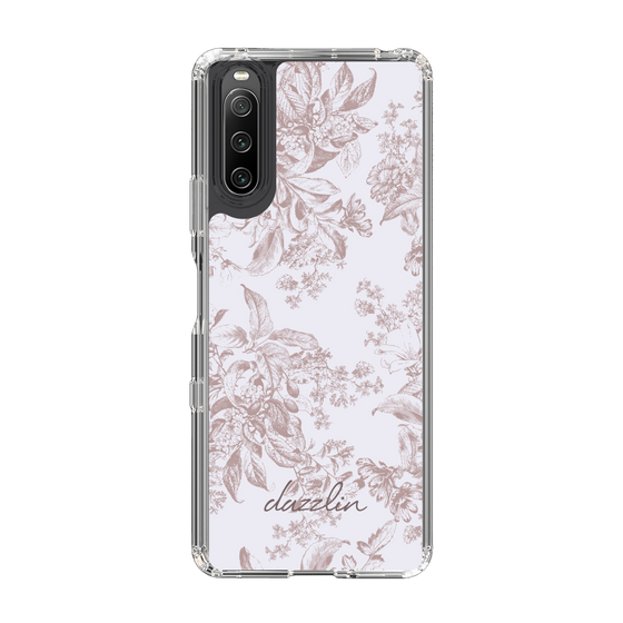 Slim Protection Case［ dazzlin - ToneFlower - Pink ］