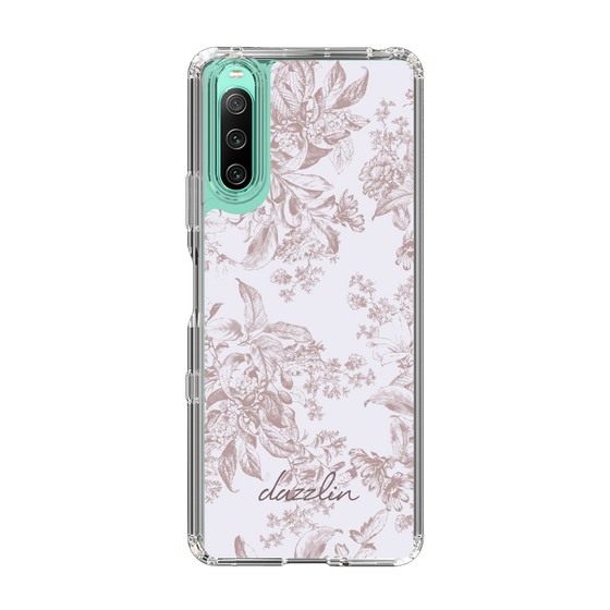 Slim Protection Case［ dazzlin - ToneFlower - Pink ］