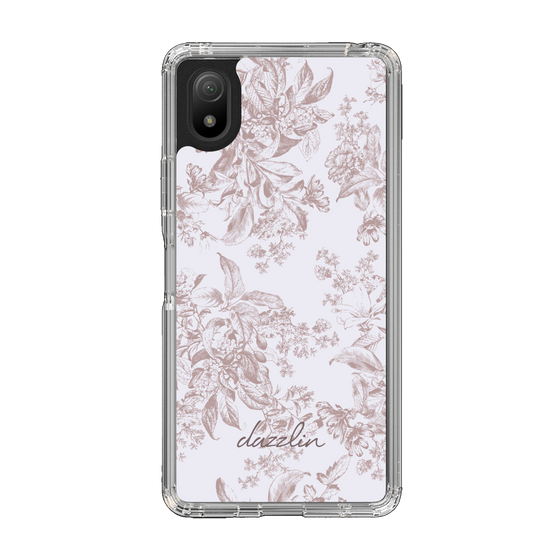 Slim Protection Case［ dazzlin - ToneFlower - Pink ］