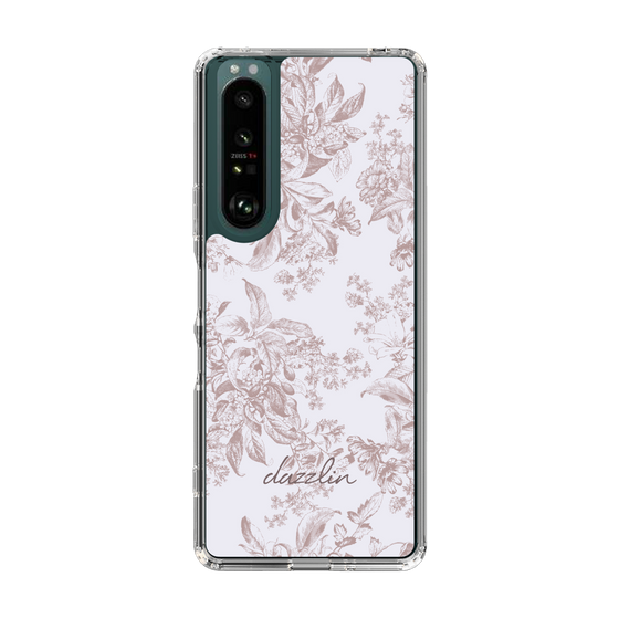 Slim Protection Case［ dazzlin - ToneFlower - Pink ］