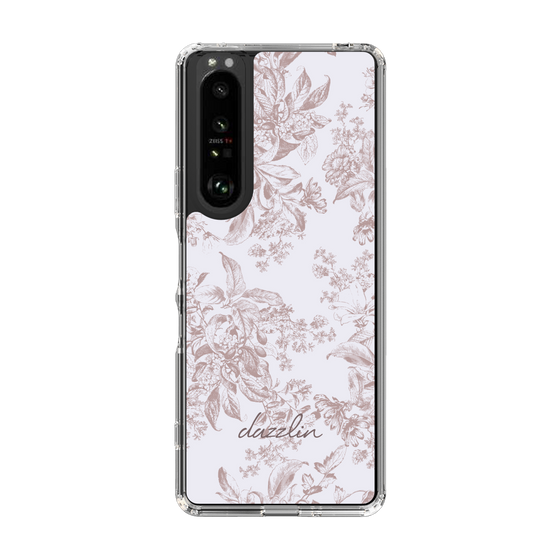 Slim Protection Case［ dazzlin - ToneFlower - Pink ］