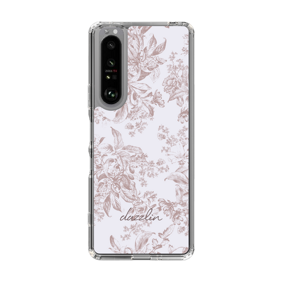 Slim Protection Case［ dazzlin - ToneFlower - Pink ］
