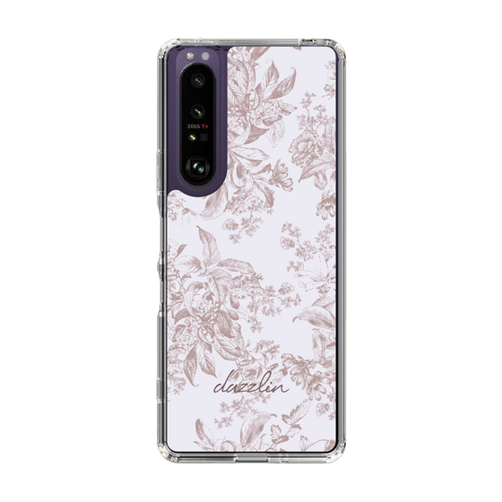 Slim Protection Case［ dazzlin - ToneFlower - Pink ］