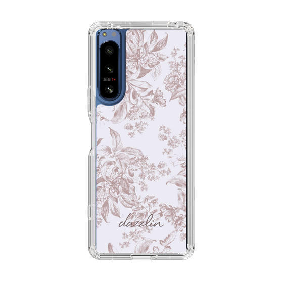 Slim Protection Case［ dazzlin - ToneFlower - Pink ］
