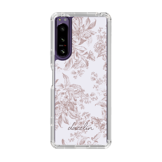 Slim Protection Case［ dazzlin - ToneFlower - Pink ］