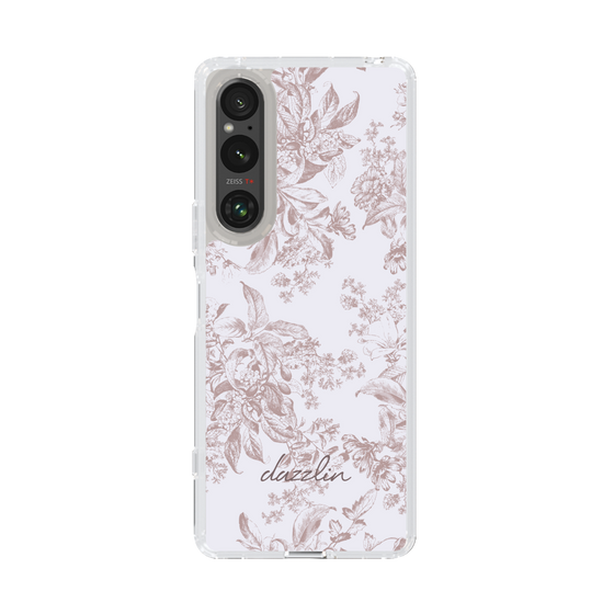 Slim Protection Case［ dazzlin - ToneFlower - Pink ］