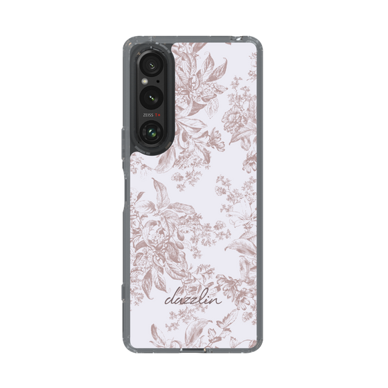 Slim Protection Case［ dazzlin - ToneFlower - Pink ］