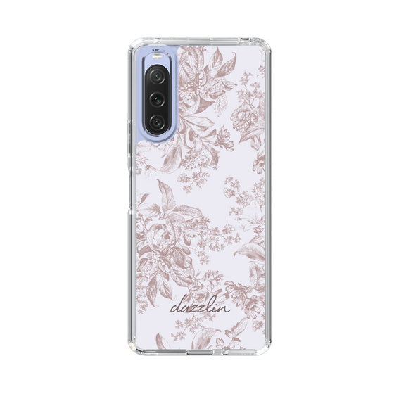 Slim Protection Case［ dazzlin - ToneFlower - Pink ］