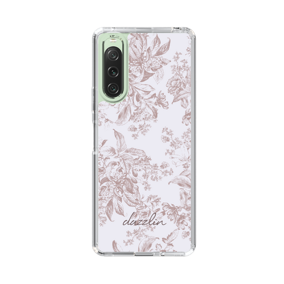 Slim Protection Case［ dazzlin - ToneFlower - Pink ］