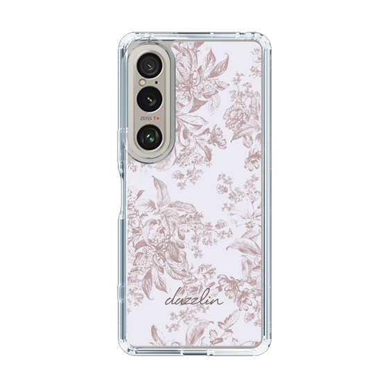 Slim Protection Case［ dazzlin - ToneFlower - Pink ］