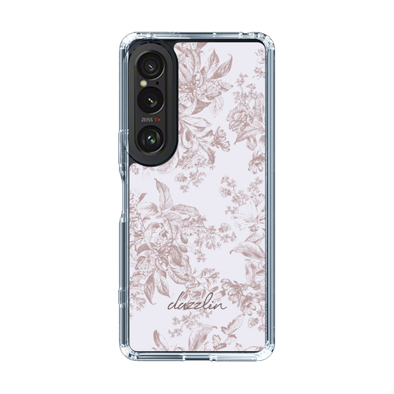 Slim Protection Case［ dazzlin - ToneFlower - Pink ］