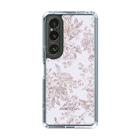 Slim Protection Case［ dazzlin - ToneFlower - Pink ］