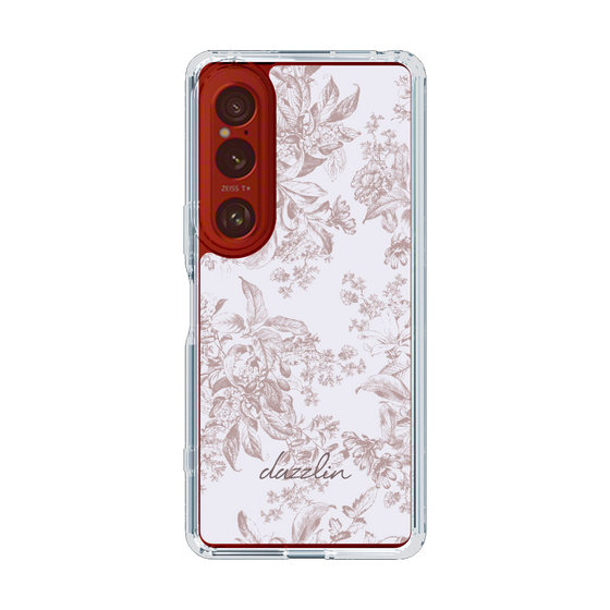 Slim Protection Case［ dazzlin - ToneFlower - Pink ］