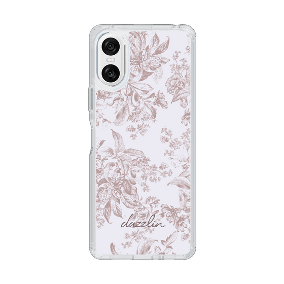Slim Protection Case［ dazzlin - ToneFlower - Pink ］