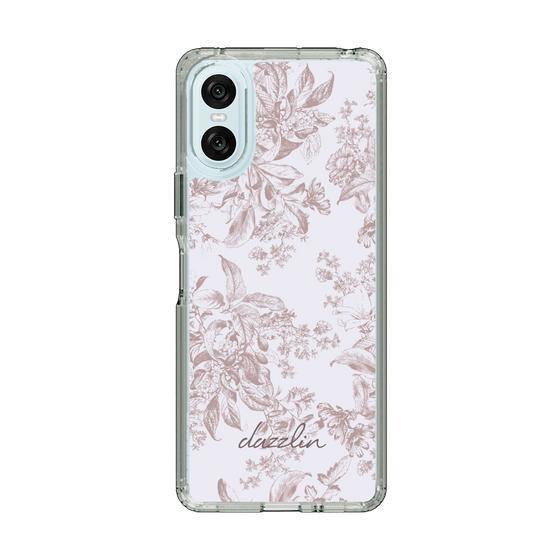 Slim Protection Case［ dazzlin - ToneFlower - Pink ］