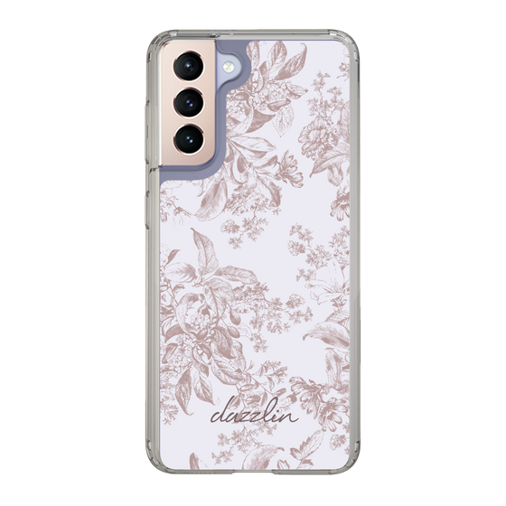 Slim Protection Case［ dazzlin - ToneFlower - Pink ］