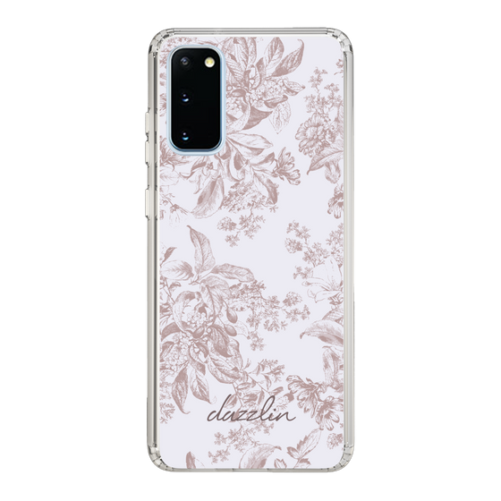 Slim Protection Case［ dazzlin - ToneFlower - Pink ］